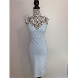 Lulu’s don’t tell em light blue bodycon dress